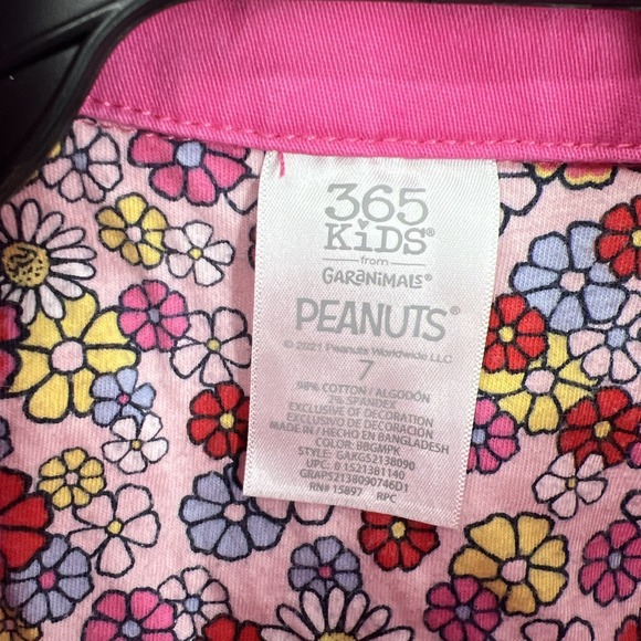 Peanuts Girl's Pink Jean Jacket Snoopy Embroidery Beaded Size 7 Retro - Picture 4 of 7